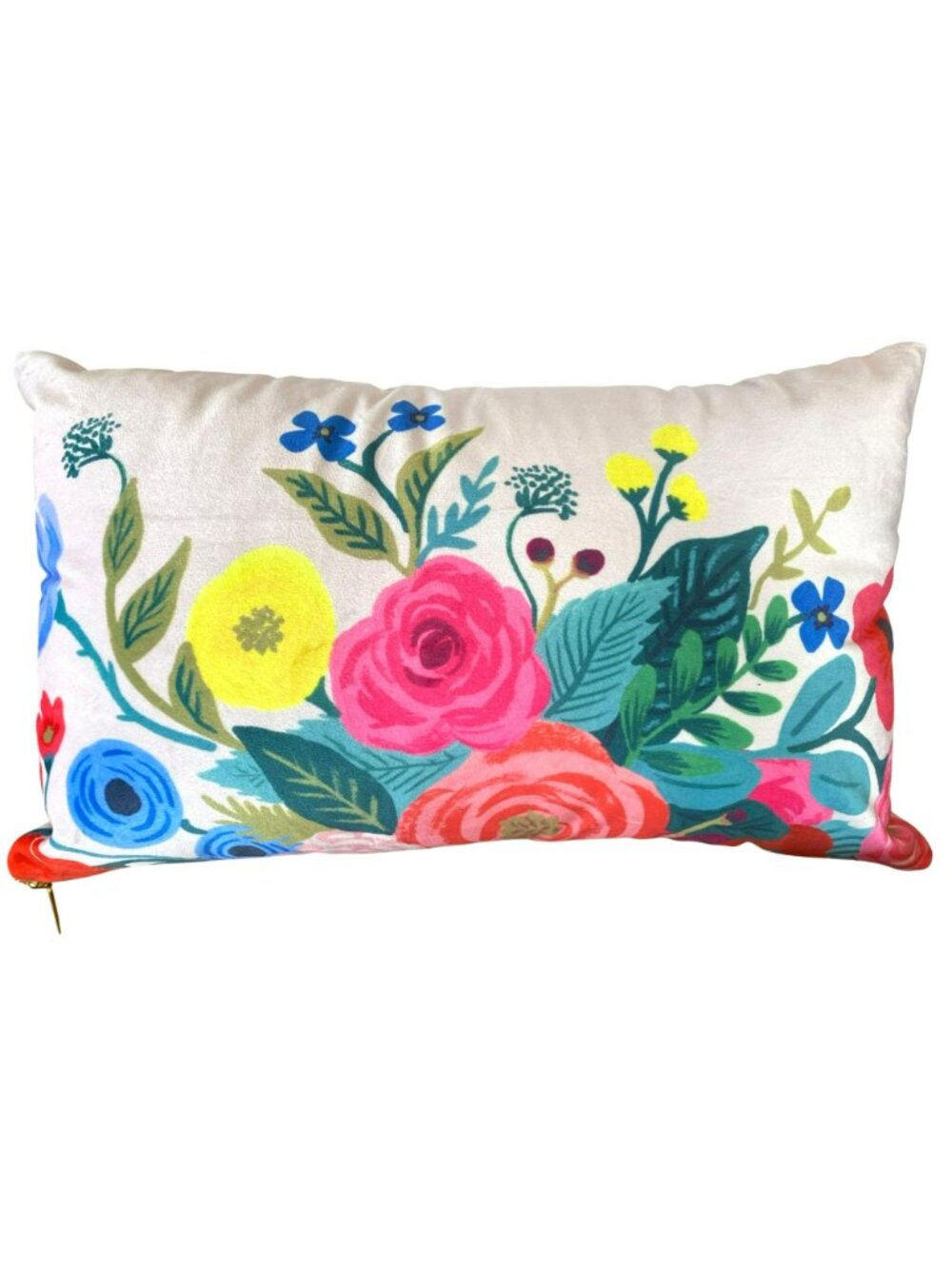 3 Rifle Paper Co Pillows Lumbar Garden Floral w/Polyester Inserts! 13”x21” - Picture 5 of 10